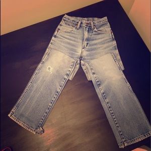 Vintage Wrangler distressed Bootcut jeans